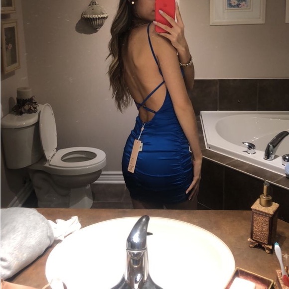 BLUE OH POLLY DRESS XS - Picture 2 of 2